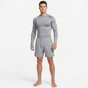 OEM <b>Mens</b> <b>Compression</b> Sports Top Long Sleeve Athletic <b>Shirt</b> Quick Dry Breathable Stretch Fitness Training Apparel - Product Image 4