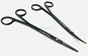 กรรไกรยกกระชับใบหน้า Gorney ขนาด 230 มม. ชุด Super Cut 2 ชิ้น ปลายแบน STR/CVD เครื่องมือผ่าตัดพลาสติกความแม่นยำสูง ผลิตในเยอรมนี ได้รับการรับรองมาตรฐาน CE - Product Image 2