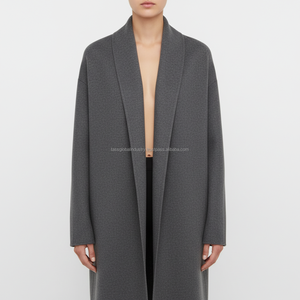Abrigo Largo para Mujer, Gris, Impermeable, Resistente al Viento, Personalizado, OEM, Venta al Por Mayor - Product Image 3