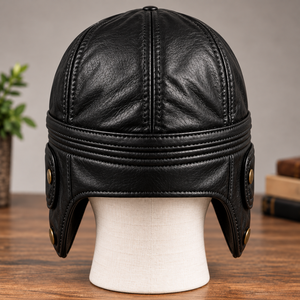 Casquettes personnalisées en cuir véritable et coton, casquettes de cowboy, casquettes de baseball, casquettes plates en velours, casquettes de sport - Product Image 2
