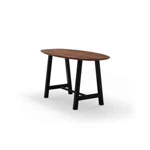 Table de bar de restaurant haut de gamme avec plateau en bois massif et base en métal robuste, mobilier moderne pour café, pub, hôtel, cuisine, bar à domicile, mobilier commercial - Product Image 3