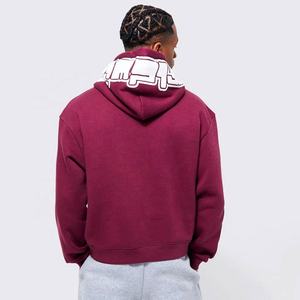 เสื้อฮู้ดผ้าฝ้ายมีสายรัดทำจากวัสดุคุณภาพดีพร้อมการพิมพ์คุณภาพเยี่ยม - Product Image 5