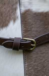 Genuine Leather Calf Hair <b>Cow</b> Print Tote Bag Large Capacity Arcuate Shoulder Strap Zipper Detachable Hobo Style Unisex for Daily - Product Image 4