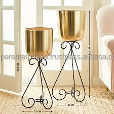 Venta caliente de macetas martilladas antiguas de latón metálico para decoración del hogar con fines de jardinería interior de fabricante indio a la mejor tarifa - Product Image 4