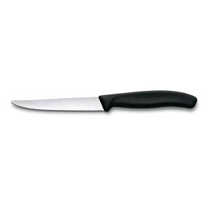 Couteaux à steak et à pizza, lame en acier inoxydable dentelée, poignée ergonomique, couverts de table pour la viande, la pizza, le service en restaurant - Product Image 1