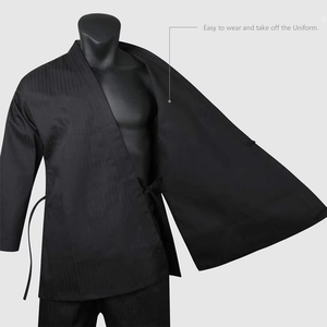 Combinaisons de karaté en coton unisexe de haute qualité, uniformes de taekwondo personnalisés pour hommes et femmes, vente chaude, vêtements d'arts martiaux avec logo personnalisé - Product Image 4