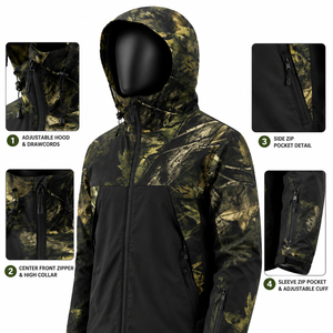 Men's Camouflage Snowboarding <b>Jacket</b> Waterproof <b>Ski</b> Coat Winter Thermal Windproof Outdoor Sportswear Tactical Hiking <b>Jacket</b> - Product Image 5