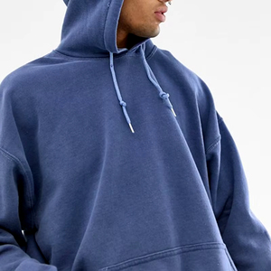 Sudadera con Capucha Personalizada de 600 g/m² de Algodón 100% para Hombre, con Estampado Puff y Técnicas de Bordado, Sudadera Oversize - Product Image 3