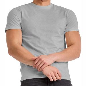 T-shirt personnalisé pour homme, 100% coton, de haute qualité, uni, grandes tailles, pour homme - Product Image 4
