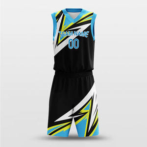 Vente directe d'usine, uniformes de basket-ball personnalisés avec logo, sublimation, vente en gros, uniformes de basket-ball noirs à séchage rapide pour hommes - Product Image 4