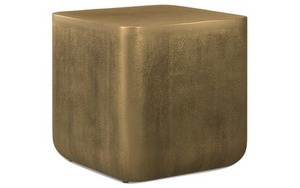 Refined Metal Contemporary Coffee <b>Table</b> Modern Living Room Furniture Metal Frame Hammered Finish - Product Image 2