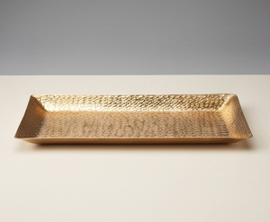 Plateau en métal texturé pour cuisine et salle à manger, article de vaisselle, fournisseur pour commandes en gros - Product Image 4