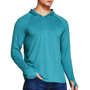 Ropa de Pesca de Manga Larga para Hombre, Camisetas de Pesca con Capucha de Secado Rápido para Exteriores, Sudaderas con Capucha de Verano - Product Image 6