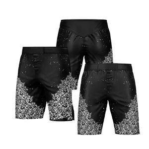 กางเกง MMA แบบสั่งทำพิเศษ พิมพ์ลายแบบ Sublimation ดีไซน์เองได้ MOQ ต่ำ ผลิตจากผ้าโพลีเอสเตอร์/สแปนเด็กซ์ ระบายอากาศได้ดี ยืดได้ 4 ทิศทาง - Product Image 4