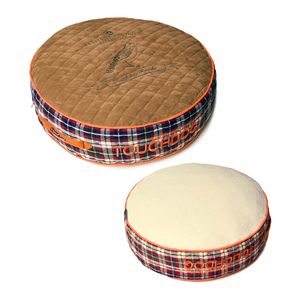 Lit pour chien Bark Royale Designer Fleece Plaid, lit pour animaux de compagnie élégant, arrondi et surélevé - Product Image 2