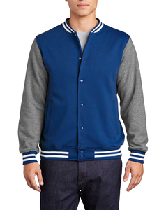 แจ็คเก็ตวาร์ซิตี้ผ้าฝ้ายฟลีซคุณภาพสูงสั่งทำพิเศษสำหรับผู้ชาย ขายดี - Product Image 1