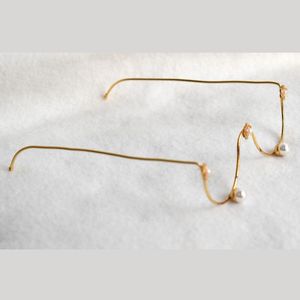 Handmade Brass Gold Plated Facelet eyewear Jewelry Set for Women Bridal Indian Necklace & Earrings Wholesale Manufacturer - Product Image 3