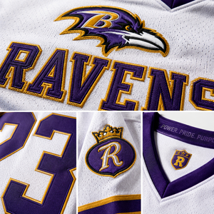 Camiseta de Fútbol Americano Talla Grande, Bordado Personalizado con Logotipo del Equipo, Nombre y Número, Ropa Deportiva Extra Grande, Proveedor Mayorista OEM, Fábrica en EE. UU. - Product Image 4