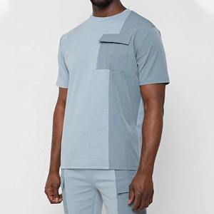 Conjunto de Camiseta y Pantalones Cortos 100% Algodón de Alta Calidad para Deportes de Verano, Conjuntos de Pantalones Cortos Deportivos para Hombre - Product Image 3