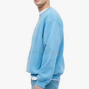 Sudadera Personalizada al por Mayor para Hombre, Manga Larga, Cuello Redondo, Alta Calidad, Estilo Básico, Talla Grande, Disponible en Stock - Product Image 3