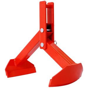 Sollevatore per Fusti in Acciaio Sicuro e Affidabile, Capacità di Carico 1100 Libbre (WLL), Colore Rosso - Product Image 5