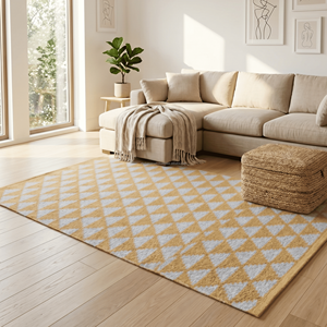 Wholesale Boho Style Cotton Rug Weave Textured Woven Floor <b>Mat</b> for Living Room & Bedroom Home Decor for Travel & Picnic - Product Image 5