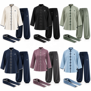 Vêtements et uniformes de Tai Chi pour hommes |   Ivoire Noir Bleu Vert Violet |   Fabricant |   Vêtements de sport et d'arts martiaux |   Kimono de Jiu-Jitsu Brésilien | - Product Image 5