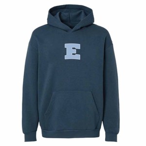 Sudadera con Capucha Personalizada para Fraternidad Griega, de Felpa Gruesa, con Apliques de Letras en Chenilla, Estilo Universitario |   Mar |   Azul - Product Image 4