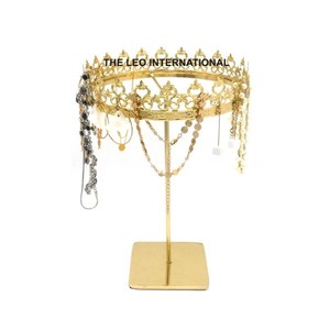 Support de Présentation de Bijoux en Métal Gris Tendance pour Table – Présentoir Élégant pour Colliers et Boucles d'Oreilles – Conteneur à Bijoux Stylé – Offre Spéciale - Product Image 2