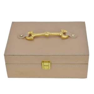 Handmade Leather Box With Luxury Horse Bit Handles Fancy Gift Boxes & <b>Bins</b> Lightweight Luxury Style Water Resistance - Product Image 1