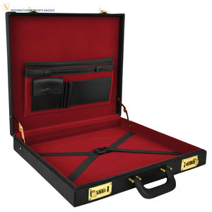Factory Direct Leather <b>Masonic</b> Regalia Hard <b>Case</b> Eco-Friendly Durable Protective Customizable Organizer Low MOQ for Adult Use - Product Image 1