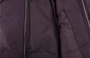 Chaqueta Bomber de Cuero para Hombre Fitness Concepts, Secado Rápido, Transpirable, Cierre de Cremallera, Estilo Vintage, Edición Limitada de Invierno - Product Image 4