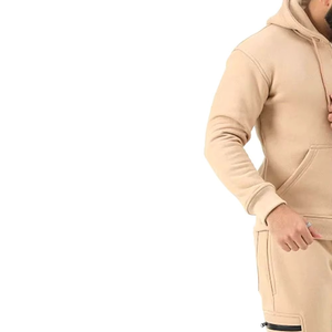 Chándal de Invierno para Hombre, Diseño Moderno, Alta Calidad, Forro Polar de Algodón, Impermeable, Cortavientos, Transpirable, con Capucha, Bordado, Servicio OEM - Product Image 3