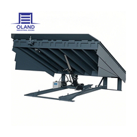 Niveleur de quai de chargement hydraulique personnalisé OLAND avec plaque antidérapante à carreaux, puissance 750W, pour utilisation avec camions