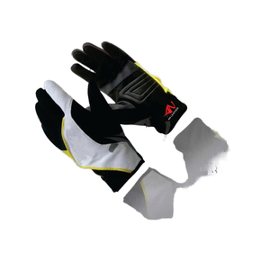 Guantes de ciclismo unisex de medio dedo impermeables de neopreno y cuero estilo de cinco dedos para deportes al aire libre - Product Image 1