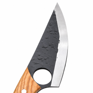 Cuchillo Jexmoo Personalizado Hecho a Mano de Alta Calidad con Hoja de Acero al Carbono de 12 Pulgadas, Mango de Madera y Funda de Cuero, DIY OEM - Product Image 6