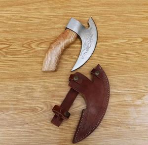 Custom Handmade Damascus Steel Pizza Cutter with Wooden Handle Microwave Safe Best for Cutting <b>Bread</b> Pizza Daily Kitchen Use - Product Image 1