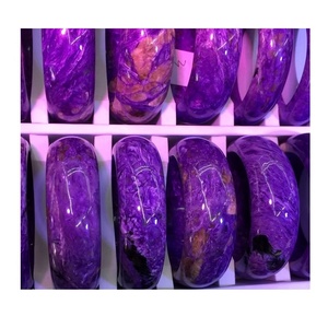 Cuenta de GEMA de Charoite 100% Natural, 6mm, 8mm, 10mm, 12mm, perla redonda, color púrpura natural, gran calidad - Product Image 6