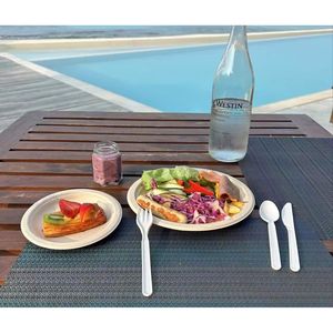 Forchette Monouso Compostabili Certificato BPI, 200 Pezzi, Resistenti, Grandi Utensili da Tavola - Product Image 3