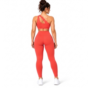 2pcs Customized New Bra Flare Pant Capri <b>Legging</b> Outdoor Fitness Gym Active Wear Workout Women Sport Yoga Sets - Product Image 2
