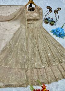 Vestido de Fiesta de Lujo Bordado con Lehenga y Dupatta – Colección de Boda en Seda Pesada - Product Image 6