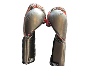 ถุงมือชกมวย RTS Premium No Boxing No Life ผลิตจากวัสดุที่ทนทานและตะเข็บเสริมความแข็งแรง รุ่น AI-BG-103 - Product Image 4