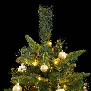 Sapin de Noël Artificiel Articulé avec 300 LED et Ensemble de Boules 82,7 Pouces - Product Image 2
