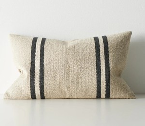 Housse de coussin décorative en coton tissé rayé 100% coton, style bohème - Product Image 6