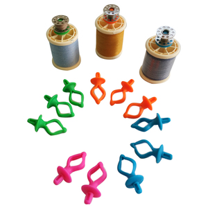 Porta Bobinas AA0236 |   Juego de Marcadores de Puntos de Ganchillo de Plástico, 12 Piezas, Rosa, Azul, Morado, Verde Azulado, Accesorios de Tejido Simples y Portátiles - Product Image 4