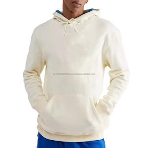 Sweat-shirts à capuche pour hommes personnalisés, en molleton français 100% coton, sweats-shirts vierges de haute qualité, impression d'écran personnalisée, logo sur les sweats-shirts, usine - Product Image 1