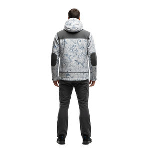 Chaqueta Casual Blanca con Patrón Sólido Glacial Hunter Power Abaan Sports Advanced Snow para Deportes de Invierno y Expediciones, Impermeable - Product Image 4