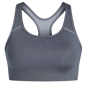 Sujetadores deportivos de spandex/poliéster para mujer, corte automatizado, venta al por mayor 2026, servicio OEM, logotipo y talla personalizados, estilo sencillo - Product Image 1