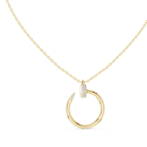 Colgante de Diamante Cultivado en Laboratorio en Oro con Certificado, Joyería Fina Premium, Accesorio de Moda de Diseñador, Regalo Elegante Contemporáneo - Product Image 1