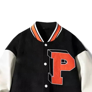 Fashionable Button Type Winter Breathable Japan Style Canvas Varsity <b>Jacket</b> for <b>Men</b> Made In Pakistan - Product Image 2